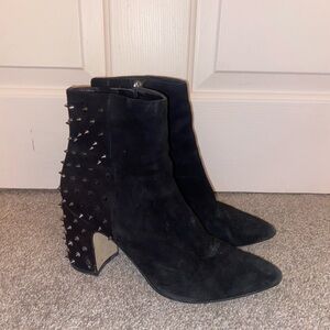 Sam Edelman Studded Suede Ankle Boots